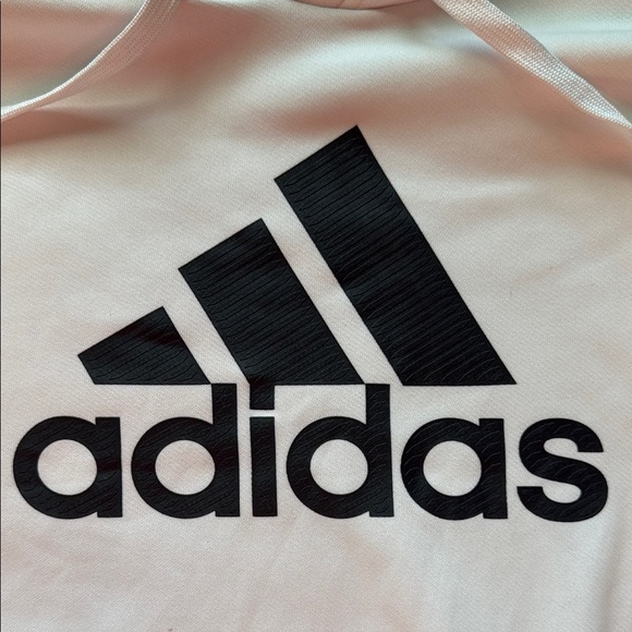 Adidas White and Black Sweatshirt Pullover Hoodie - Picture 3 of 6